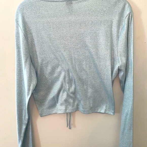 XL light blue Wild Fable cropped top - Picture 3 of 4